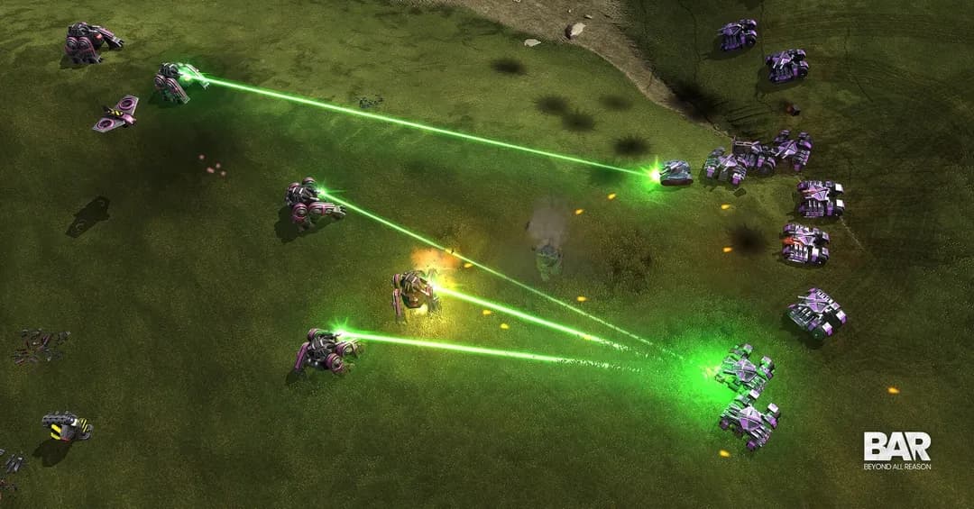 Beyond All Reason team combat